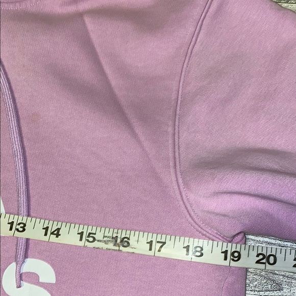 Adidas Pink Pullover Hoodie Sweatshirt Size Small - Picture 5 of 10